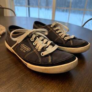 Coach Elen Classic Canvas Women's Sneakers Lace-Up Shoes Size 7 1/2